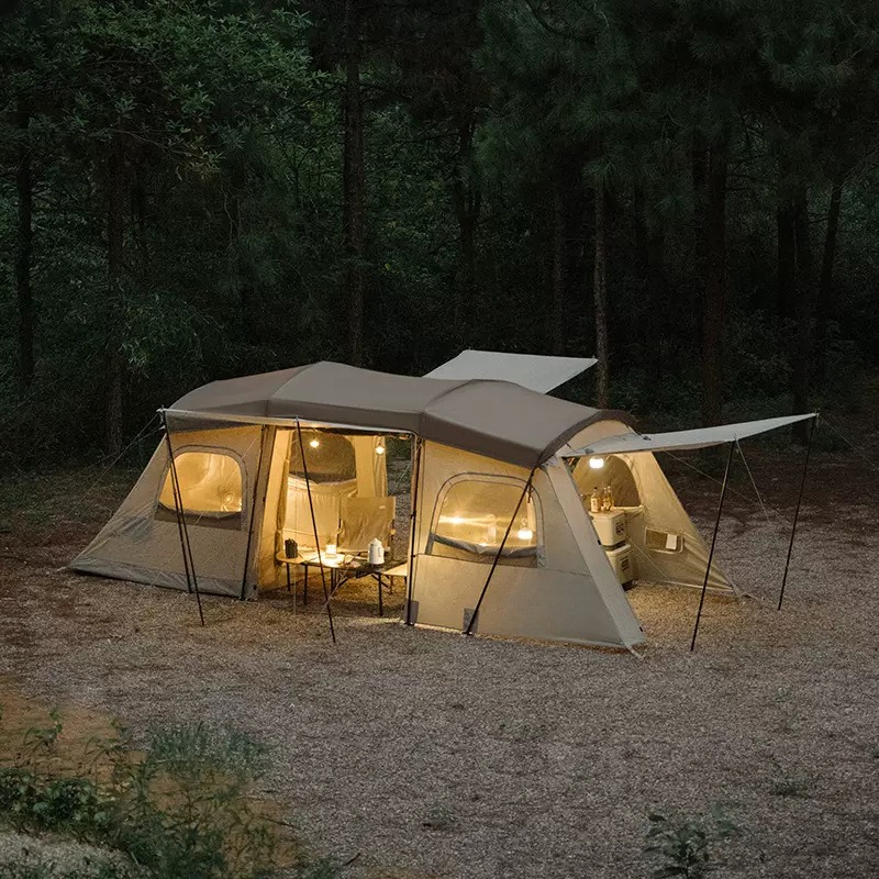 2 Zimmer Cloud Vessel Camping Tunnelzelt