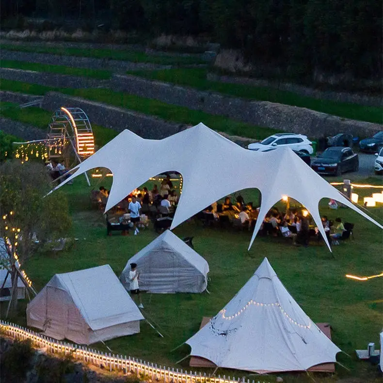 Outdoor-Campingplatz-Sternschatten-Überdachungszelte für Party-Hochzeitsveranstaltungen