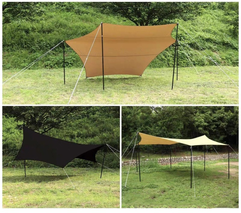Sonnenschutz für Camping im Freien und UV-Schutzplane