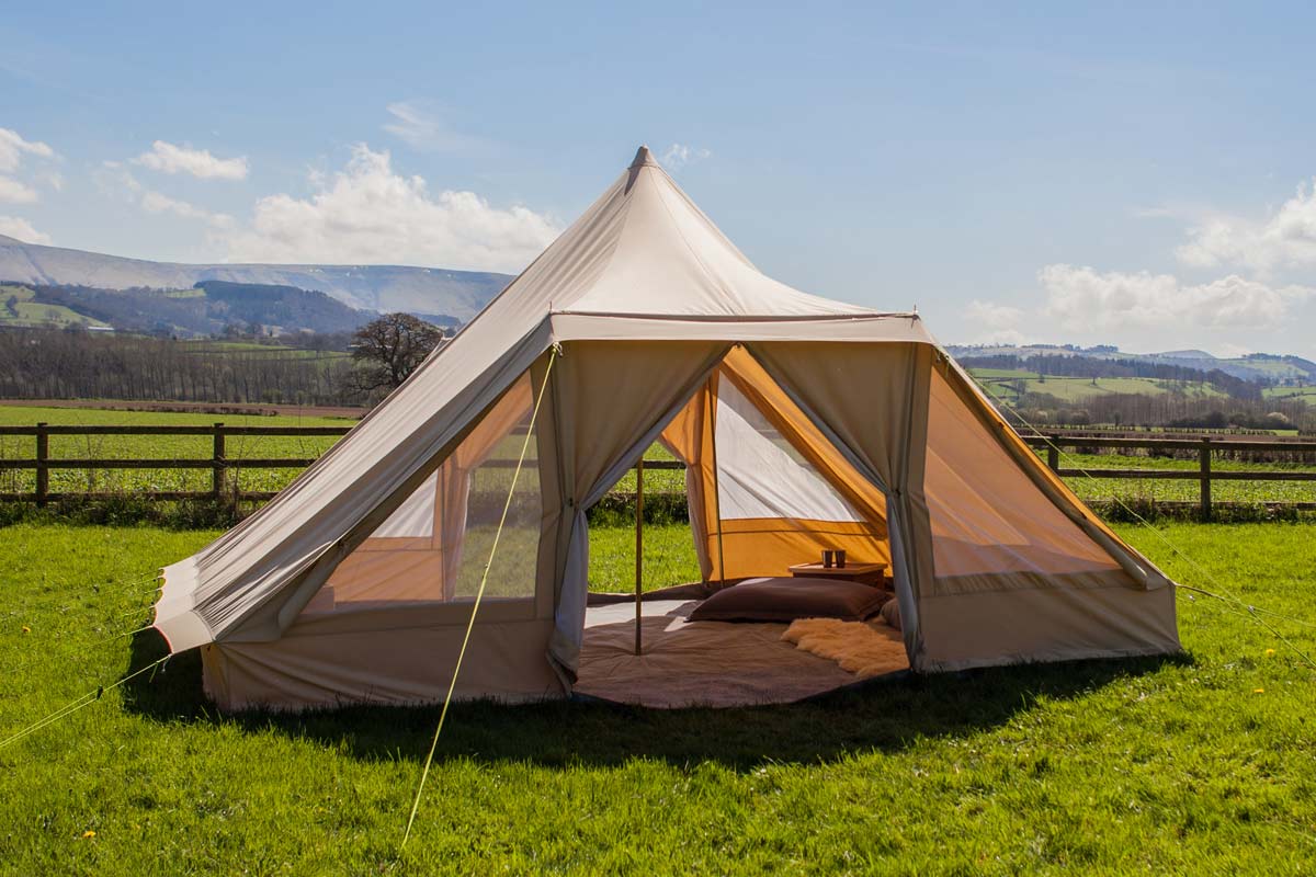 20㎡ Familien-Camping-Touareg-Glockenzelt im Freien