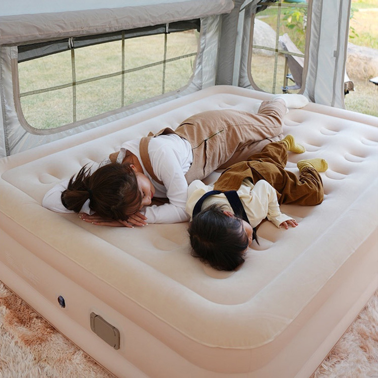 40 cm Luftaufblasbares Campingzeltbett – Automatische Aufblasmatratze mit Pumpe