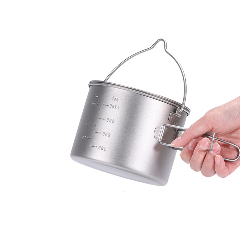 Titantopf mit Bügelgriff 900ml 1100ml 1600ml