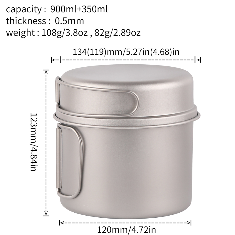 Titan Topfset Titan Becher Tasse