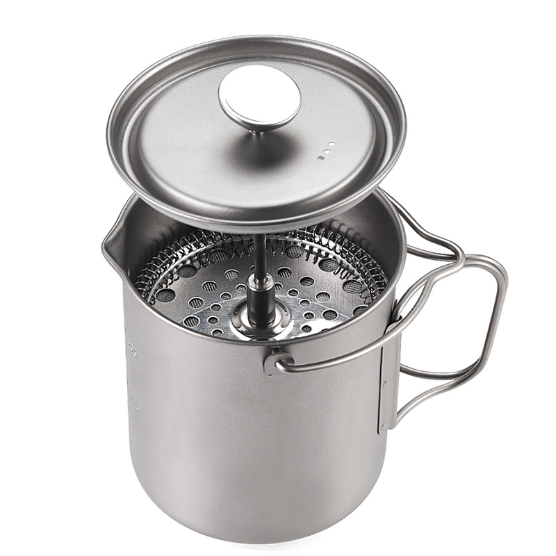Camping Titan French Press Kaffeekanne Titan Teetasse
