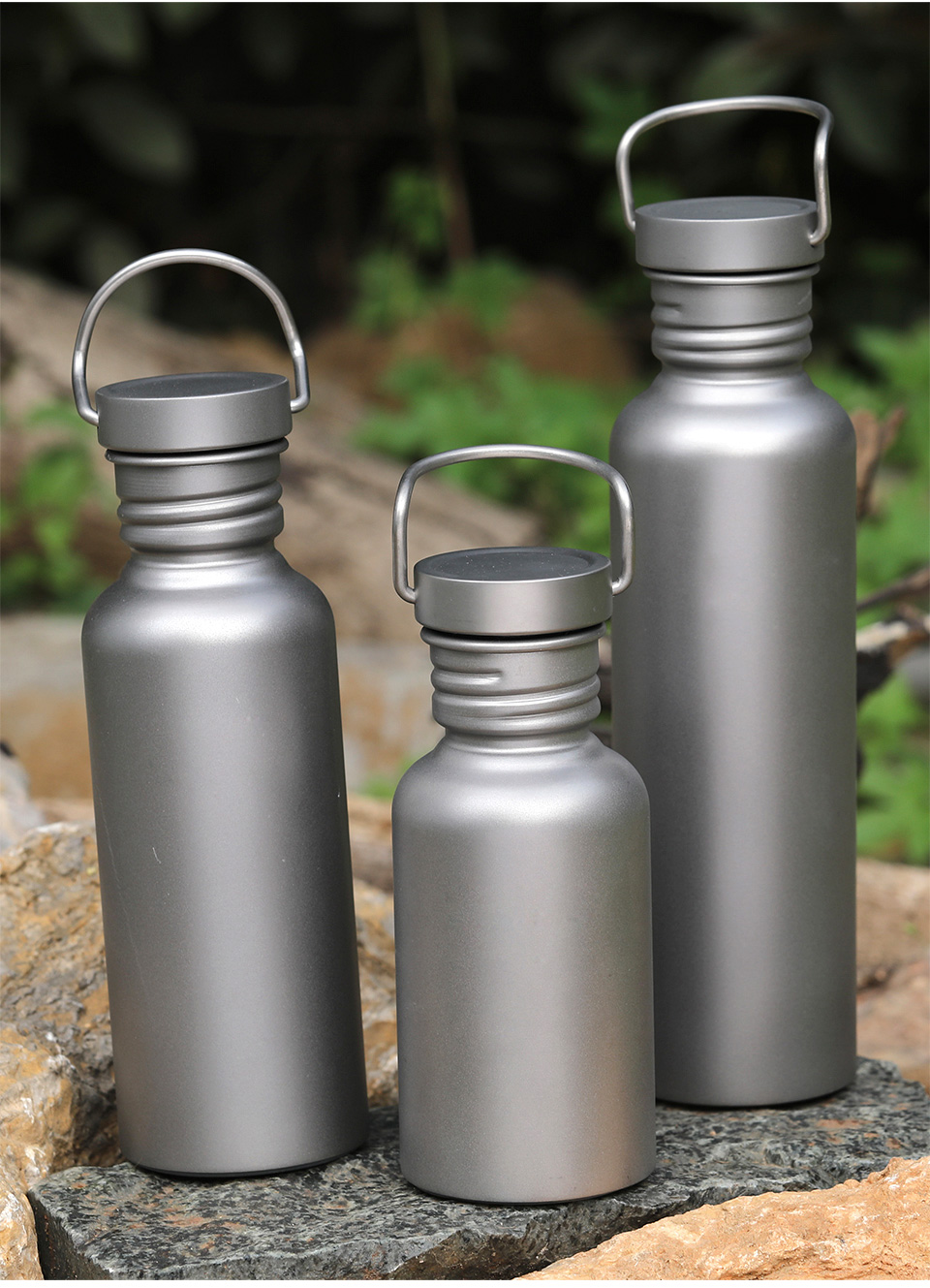 Camping-Wasserflasche, tragbares Outdoor-Trinkgeschirr mit Flaschentasche, ultraleichte Sportflasche