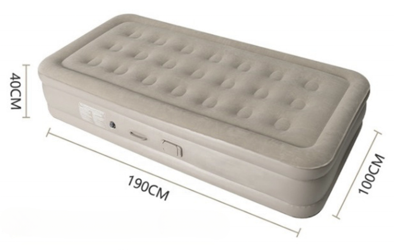 40 cm Luftaufblasbares Campingzeltbett – Automatische Aufblasmatratze mit Pumpe