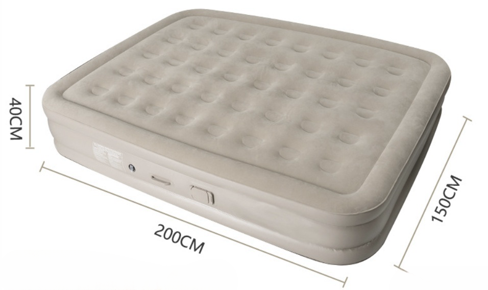 40 cm Luftaufblasbares Campingzeltbett – Automatische Aufblasmatratze mit Pumpe