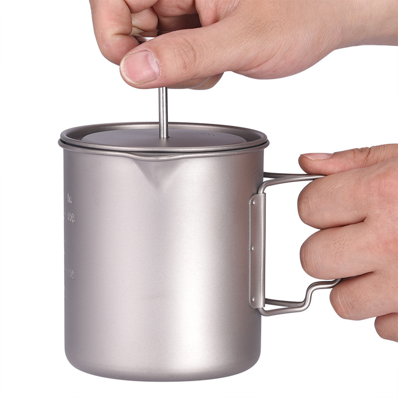 Camping Titan French Press Kaffeekanne Titan Teetasse