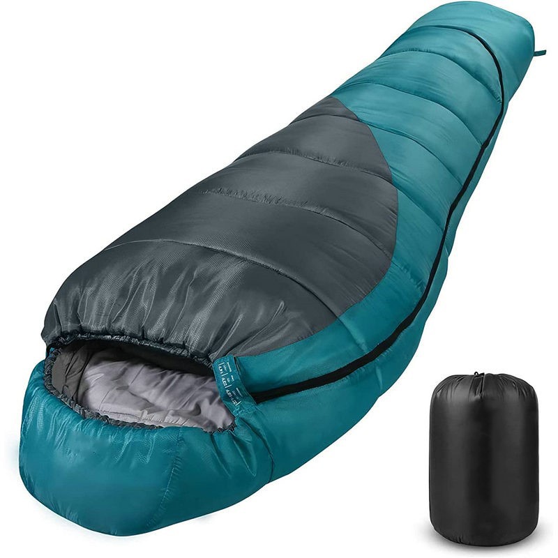 1500 g Winter-Campingschlafsack mit Entendaunen