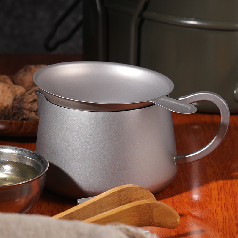 Teekessel Teekanne 260ml Outdoor Camping Abendessen Geschirr