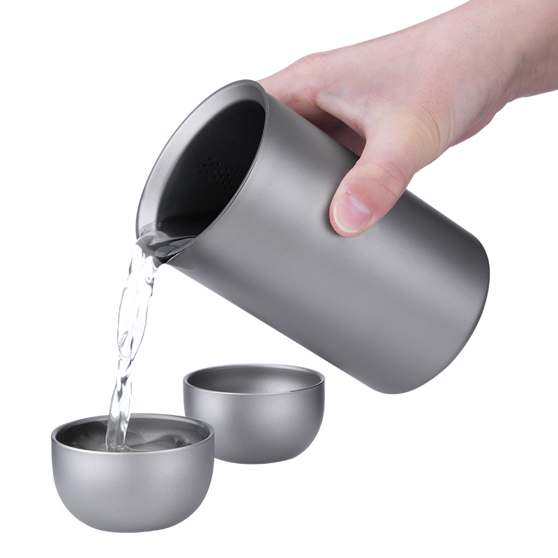 Teebecher mit Sieb und Deckel TitaniumTea