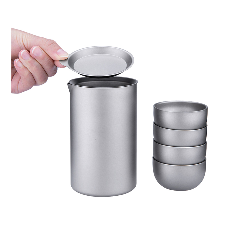 Teebecher mit Sieb und Deckel TitaniumTea