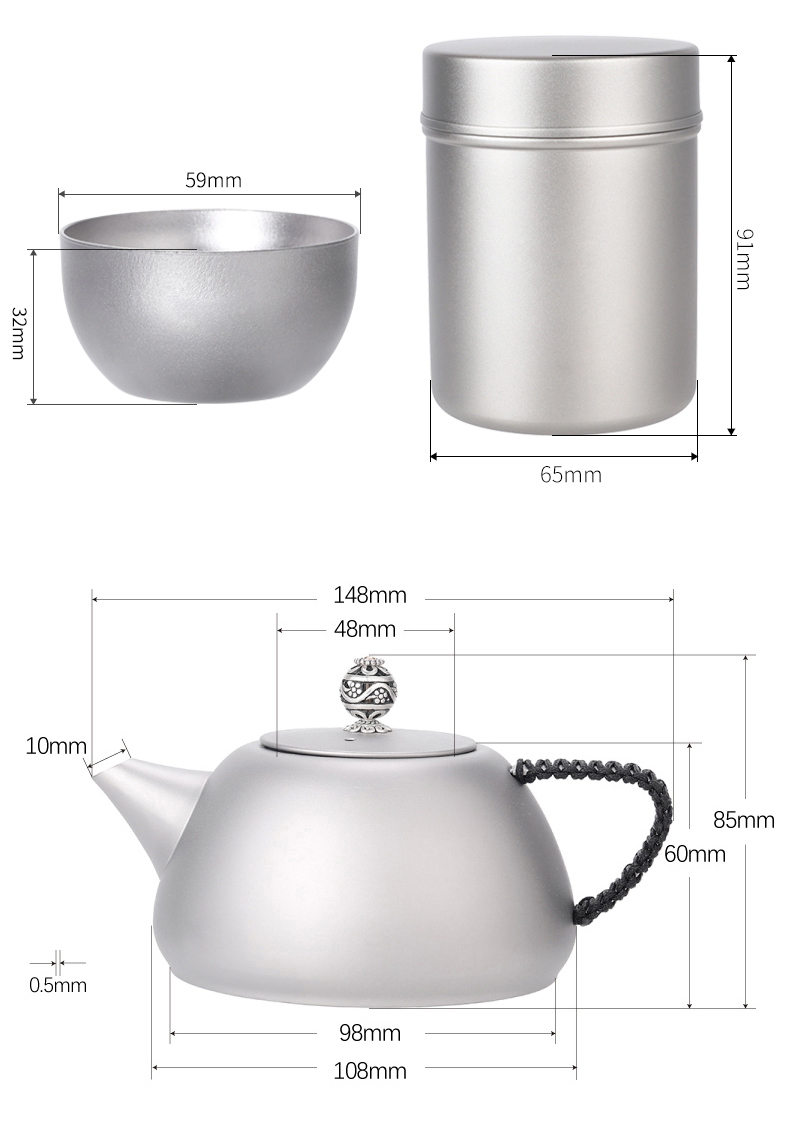 Ultraleichte Feldflasche Outdoor Camping Kaffee Teekanne