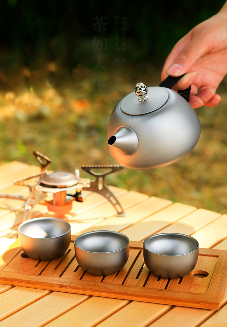 Ultraleichte Feldflasche Outdoor Camping Kaffee Teekanne