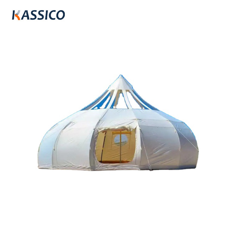 4M/5M/6M Wassertropfen-Lotus-Rundzelt