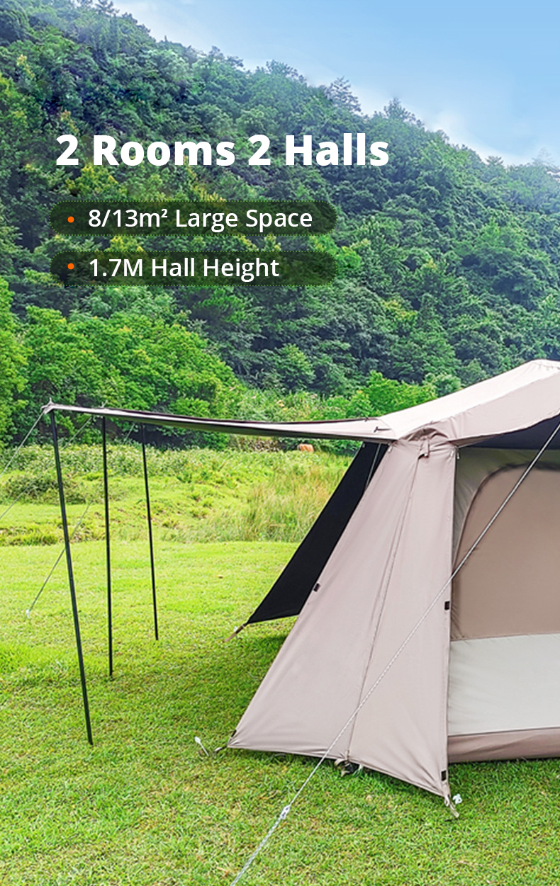 2 Zimmer 2 Hallen Haus Hütte Camping Zelt