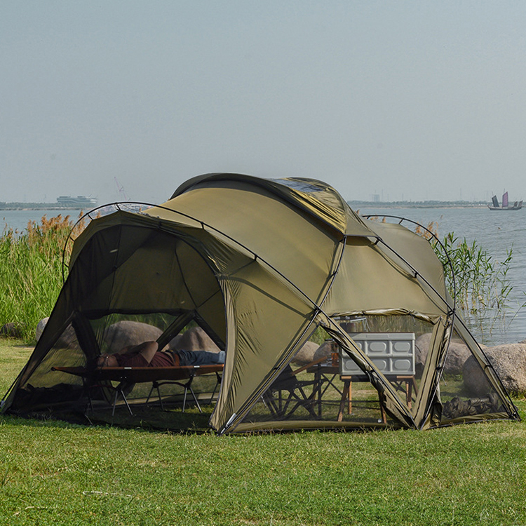 Ultraleichtes wasserdichtes kugelförmiges Campingzelt aus Nylon