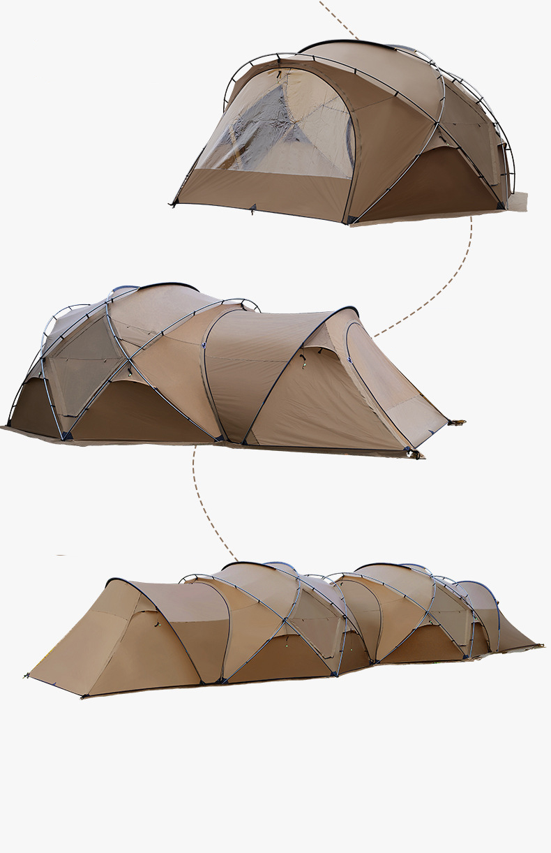 Ultraleichtes wasserdichtes kugelförmiges Campingzelt aus Nylon