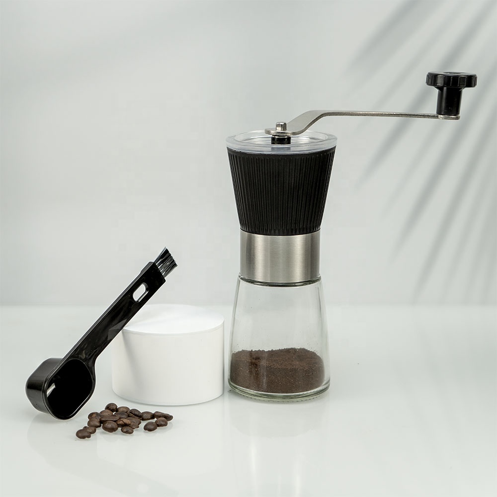 Manuelle Kaffeemühle aus Edelstahl mit Keramikkern