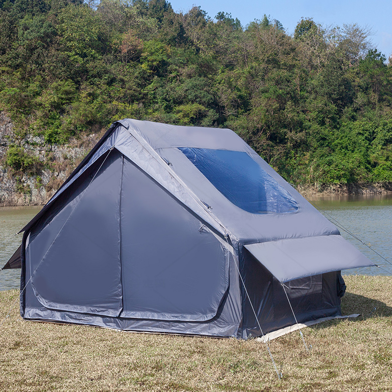 Luxuriöses, wasserdichtes, aufblasbares großes Familienzelt zum Angeln, Camping und Wandern