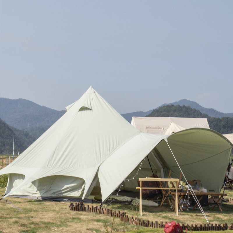 Wasserdichtes 4-Jahreszeiten-Luxus-Outdoor-Camping- und Glamping-Jurtenzelt