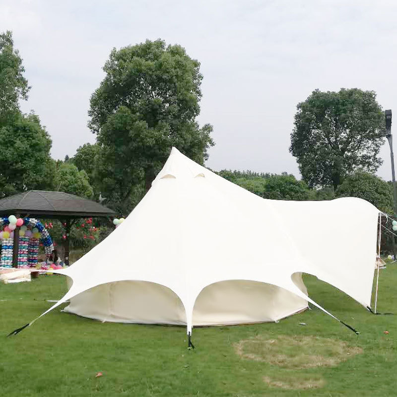 Wasserdichtes 4-Jahreszeiten-Luxus-Outdoor-Camping- und Glamping-Jurtenzelt