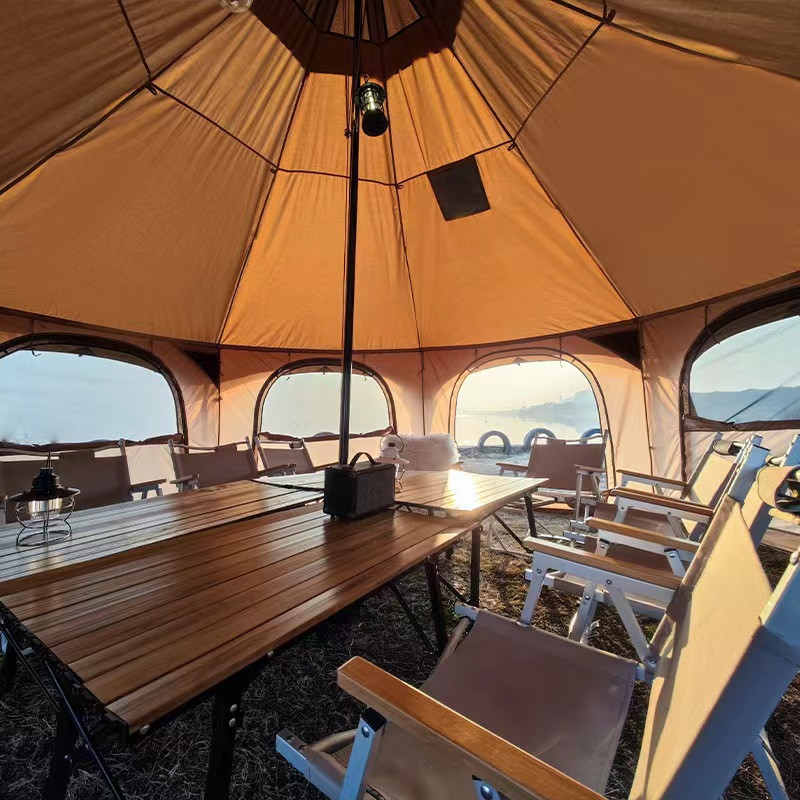 5 m doppellagiges Circus Glamping-Canvas-Zelt