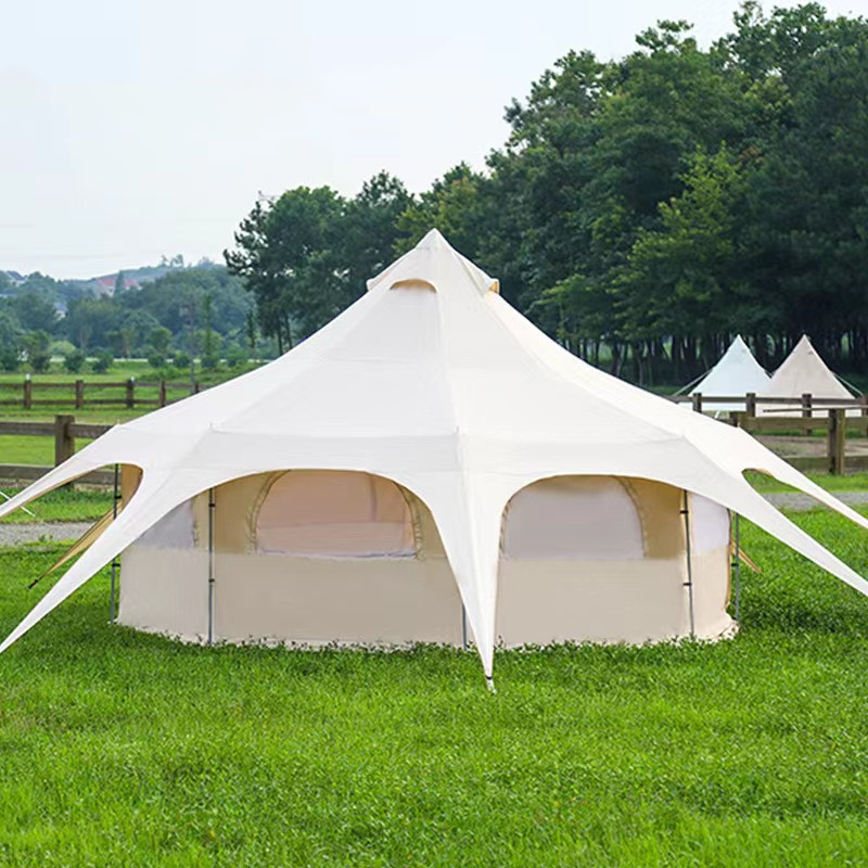 5 m doppellagiges Circus Glamping-Canvas-Zelt