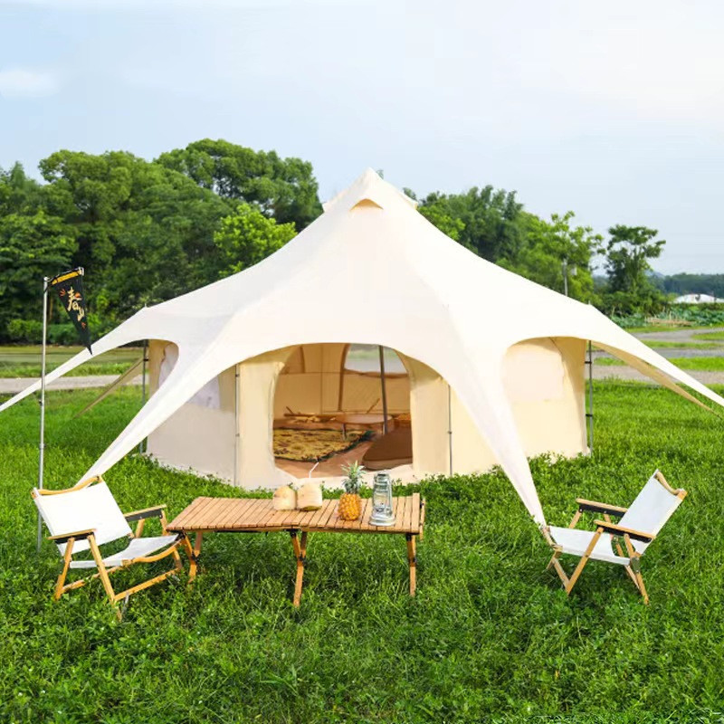 5 m doppellagiges Circus Glamping-Canvas-Zelt