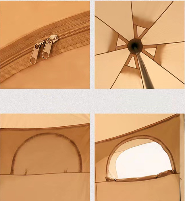 5 m doppellagiges Circus Glamping-Canvas-Zelt