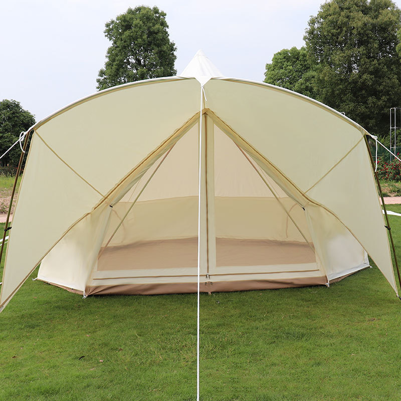 Wasserdichtes 4-Jahreszeiten-Luxus-Outdoor-Camping- und Glamping-Jurtenzelt