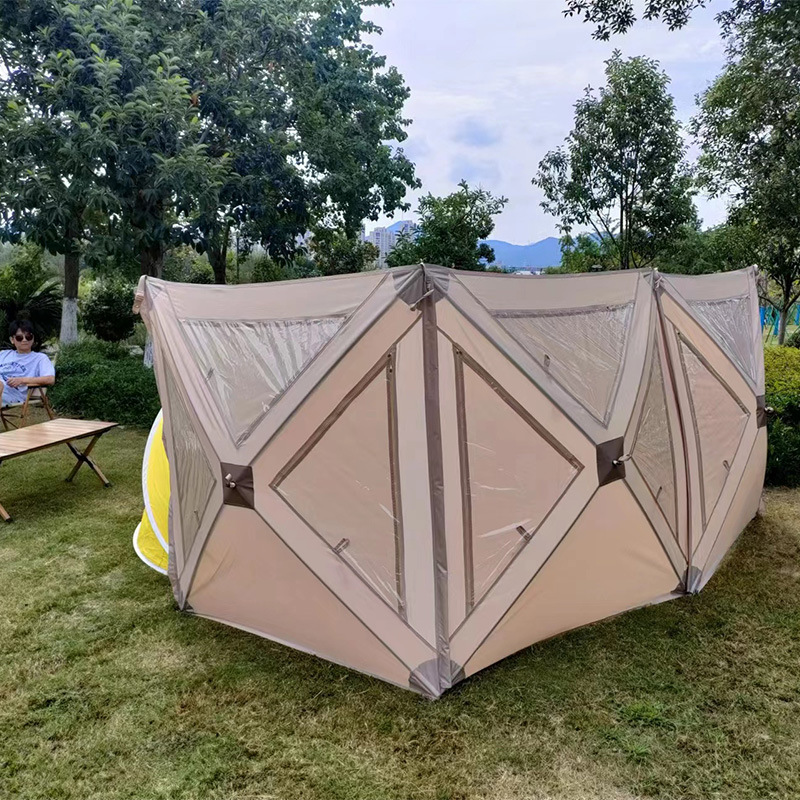 Outdoor Camping Shelter Winddichtes wasserdichtes Windschutzscheibenzelt