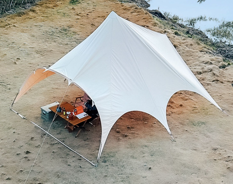 Außenüberdachung, Sonnenschutzmarkise, regenfestes, winddichtes Zelt