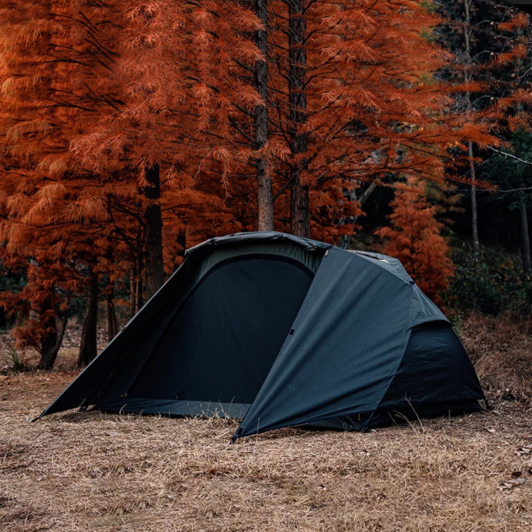 Tragbare Zelte aus Segeltuch für den Außenbereich, luxuriöses, wasserdichtes Campingzelt für 2 Personen