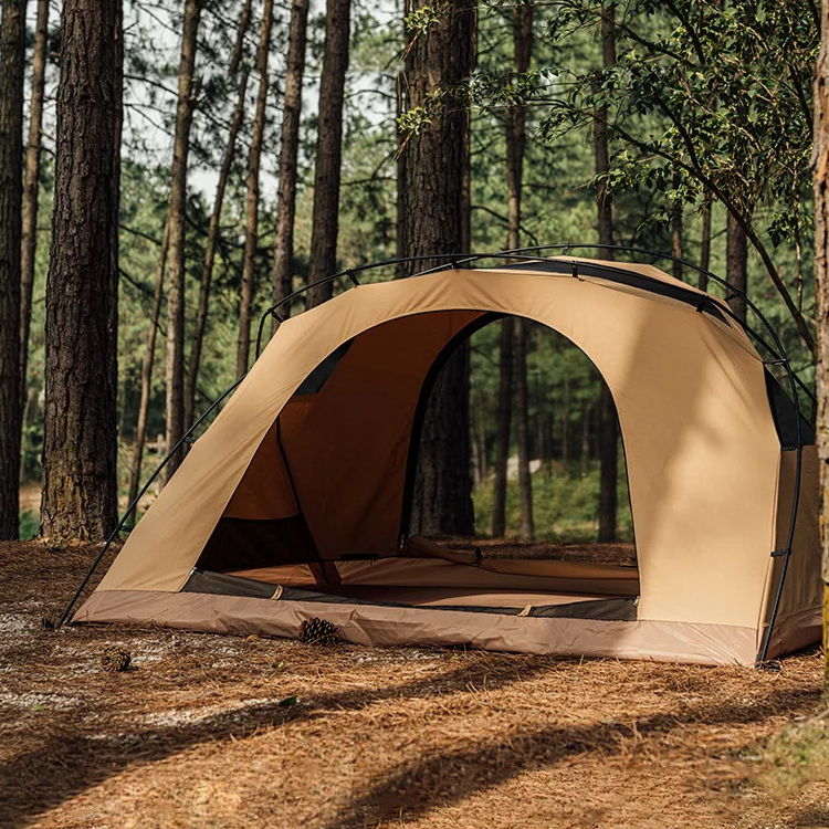 Tragbare Zelte aus Segeltuch für den Außenbereich, luxuriöses, wasserdichtes Campingzelt für 2 Personen