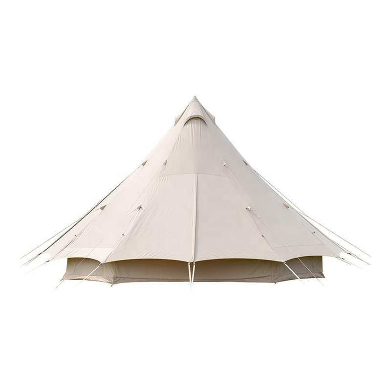 Großes Pyramiden-Glamping-Campingzelt, Jurten-Glockenzelt