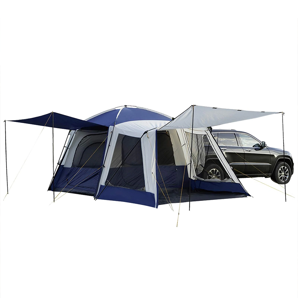 Vielseitiges Drei-Jahreszeiten-Campingwagen-Heckzelt