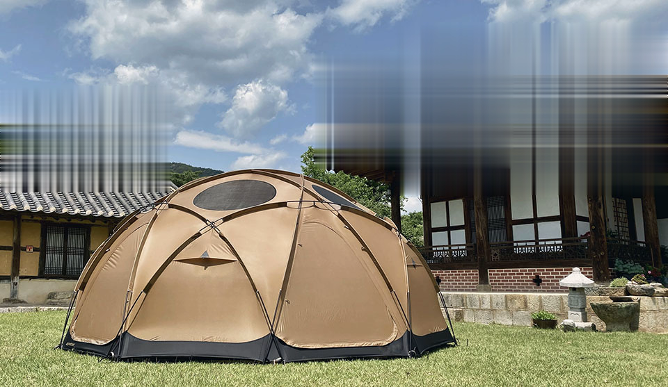Hemisphere Kuppelzelt für Outdoor-Camping, Events und Festivals