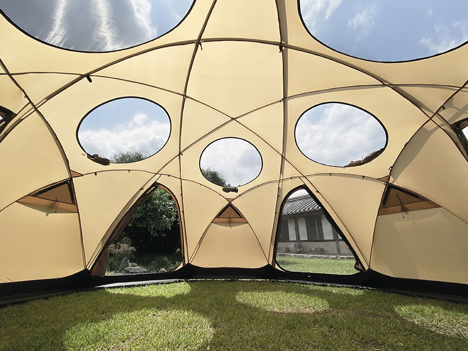 Hemisphere Kuppelzelt für Outdoor-Camping, Events und Festivals
