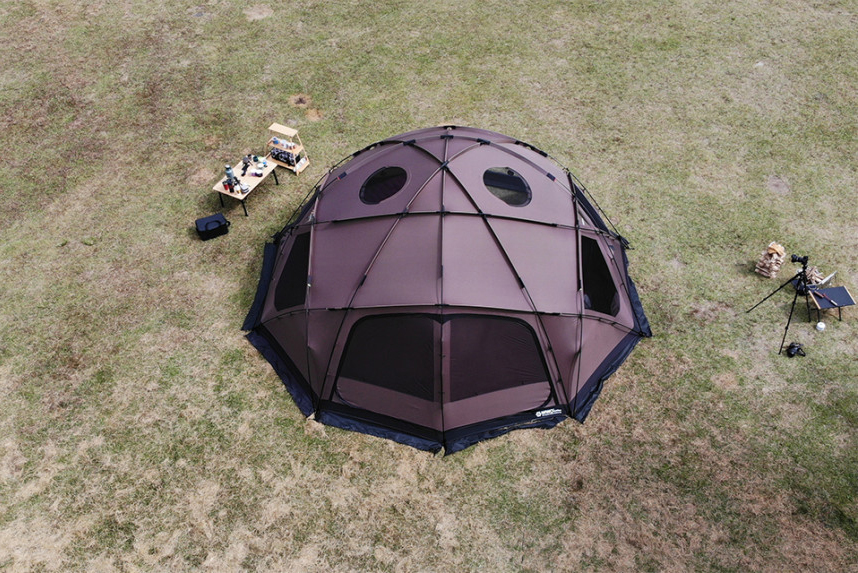 Hemisphere Kuppelzelt für Outdoor-Camping, Events und Festivals
