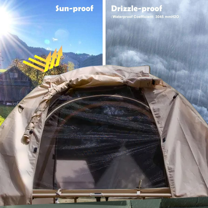 Doppellagiges aufblasbares Outdoor-Campingzelt mit Bett