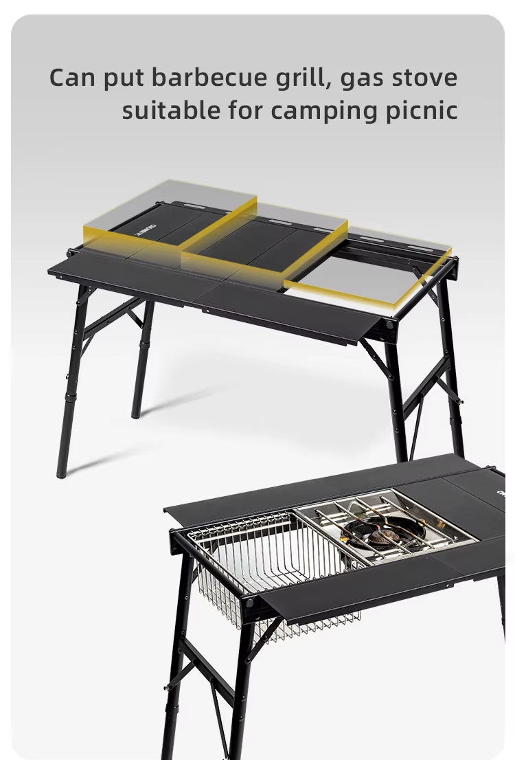 Aluminiumlegierungsrahmen IGT Tisch Küche BBQ & Camping